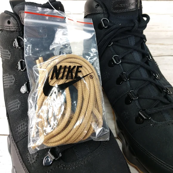 Air Jordan 9 Retro Boot NRG Black Light Brown Utility Activewear Sneakers - Picture 8 of 15